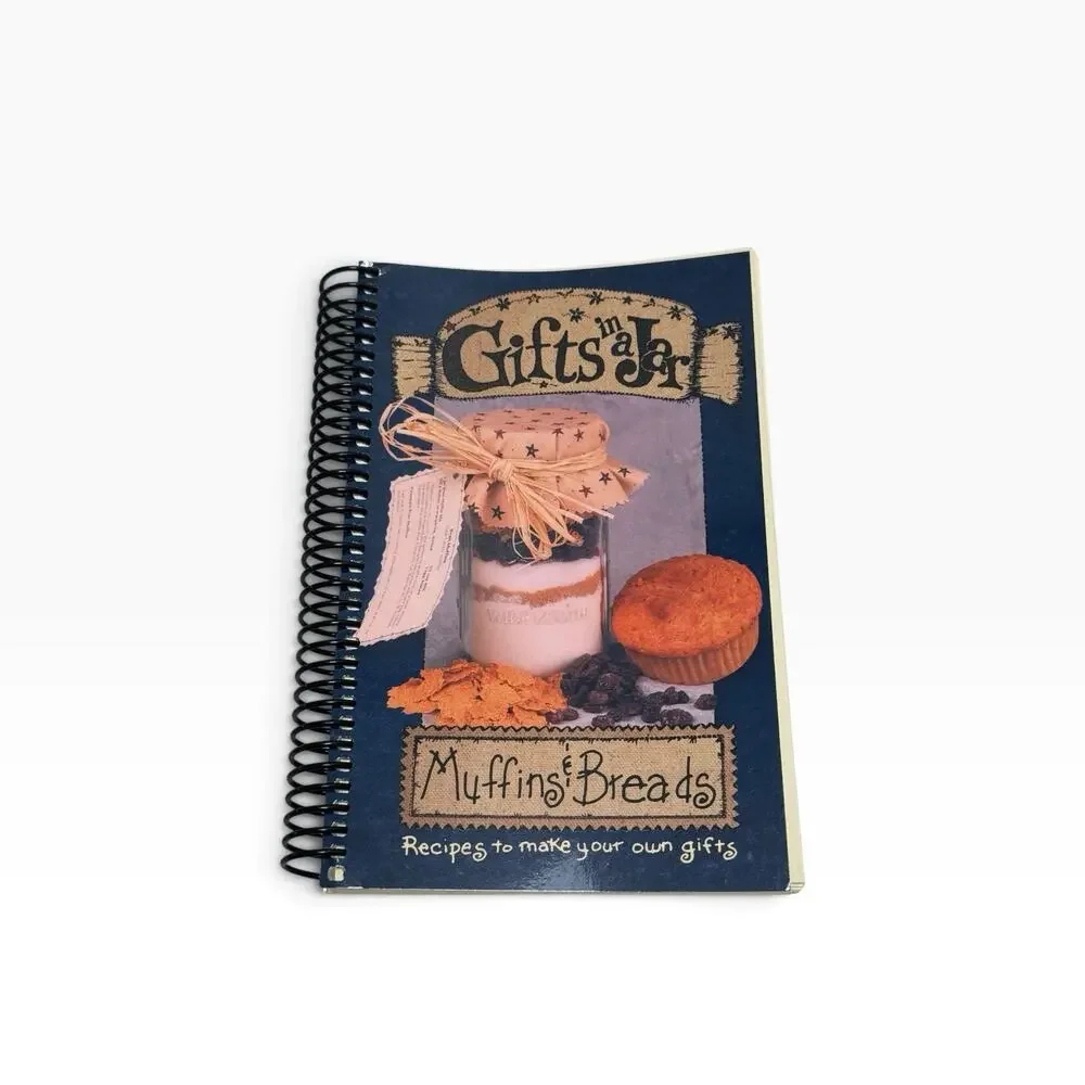 VTG Y2K Gifts In A Jar Spiral Cook Book Recipe Cards For Handcrafted Gifts Lot 5